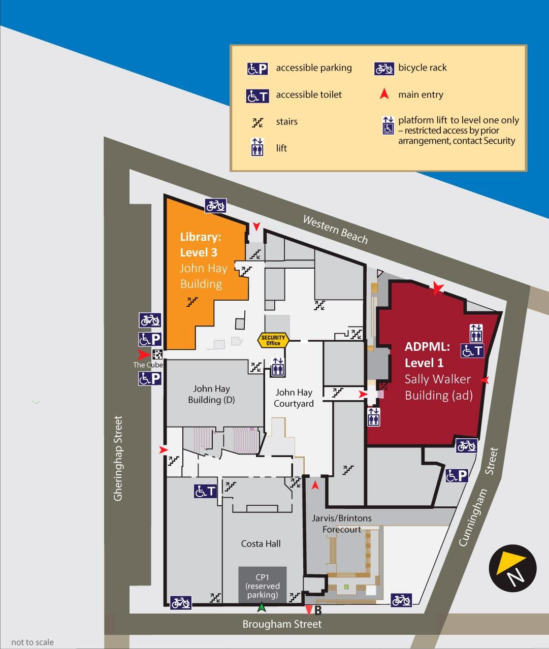 แผนที่ของ Deakin