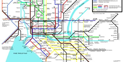 เหยื่อของรถไฟบนแผนที่