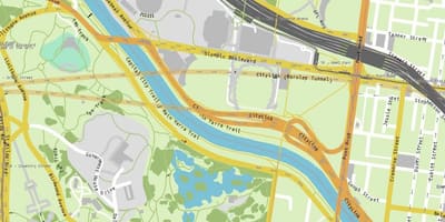 Yarra งร่องรอยบนแผนที่