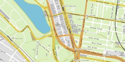 แผนที่ของโรงพยาบาลอัลเฟรด