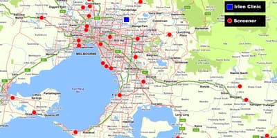 แผนที่ของเมืองเมลเบิร์น