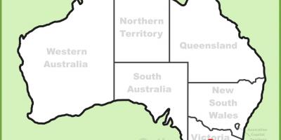 แผนที่เมลเบิร์นออสเตรเลีย